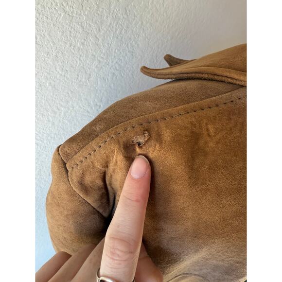 Brown Suede Jacket - Picture 5 of 9